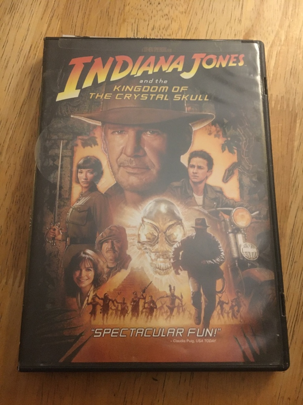 Indians Jones and the kingdom of the crystal skull dvd